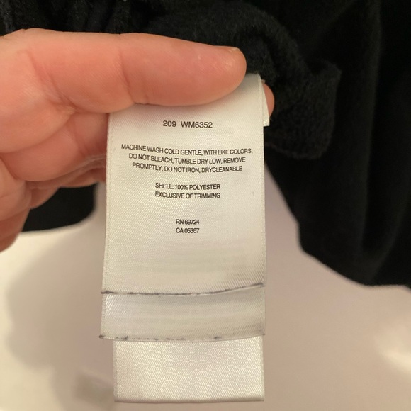 Men's Fleece Half Zip Up Sweatshirt Charcoal black Columbia Size large RN69724 - Picture 4 of 6